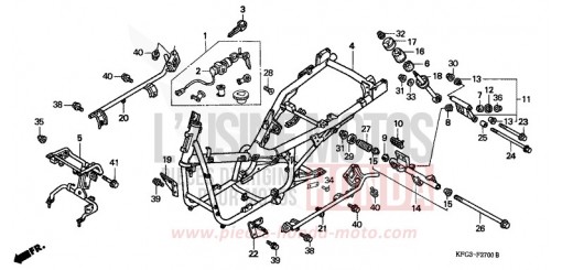 CARROSSERIE DE CHASSIS FES250W de 1998
